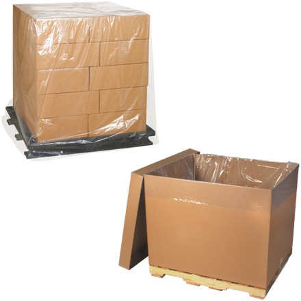 Clear Pallet Covers & Bin Liners 1