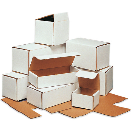 White Corrugated Mailers 1