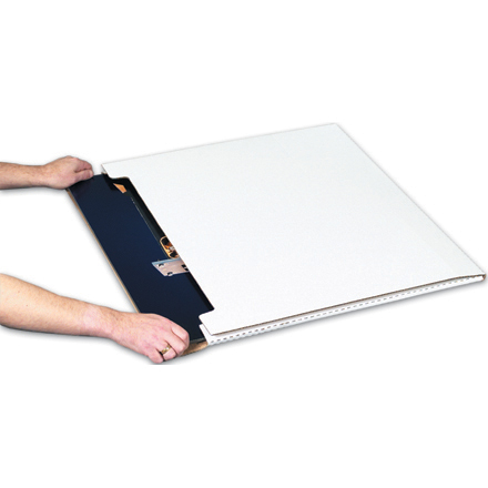 Jumbo White Fold-Over Mailers 1