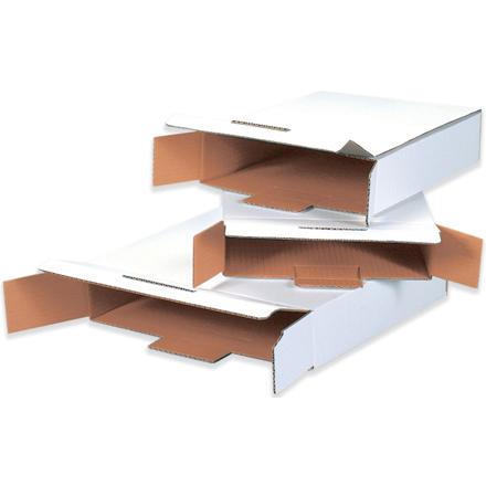 White Side Loading Locking Mailers 1